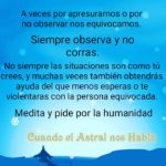 MEDITA Y PIDE POR LA HUMANIDAD